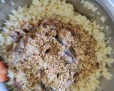 鯖缶と大葉の白ごま和風クスクス作り方5写真
