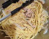 大葉とツナの和風パスタ作り方4写真