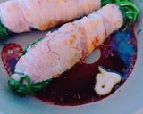＊豚肉の小葱大葉チーズとろ〜り巻き焼き＊作り方6写真