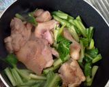 豆乳で簡単♡小松菜と鶏肉のクリーム煮🎵作り方3写真