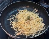 簡単おうちバル♪ポルペッテの白ワイン煮込みパスタ作り方5写真