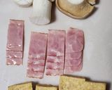 厚揚げベーコンとエリンギの甘辛バター炒め作り方1写真