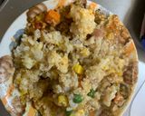 レンジ簡単クリーミーチャプチェ味炒飯弁当作り方12写真