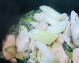 鶏肉と長ネギのねぎま炒め作り方2写真