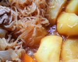 糸こんにゃくたっぷり☆ヘルシー☆肉じゃが作り方13写真