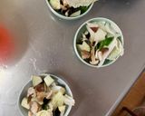 根菜茄子白菜オイ甘辛キムチ味温野菜サラダ作り方15写真