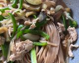 玄米こめ粉麺de焼きうどん作り方6写真