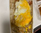 レンジ簡単梅パスタ味オムライス弁当作り方12写真