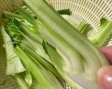 チンゲン菜炒め(覚書)作り方1写真