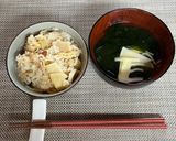 竹の子ご飯(米の合数表示ver.)作り方8写真