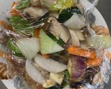 レンジ根菜茄子梅レモンウスター味甘酢豚作り方11写真