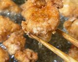 【片栗粉だけ】鶏胸肉のカリカリ唐揚げ♪作り方5写真