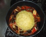 鯖缶トマトソースパスタ♪簡単なすチーズ作り方8写真