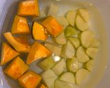 お米不足の主食を補うかぼちゃと芋のピラフ作り方1写真