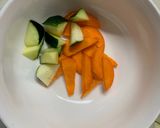 簡単中華風クリーミー味噌デミ味甘酢作り方5写真