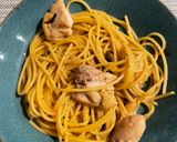 鶏肉の塩昆布バター醤油パスタ作り方5写真