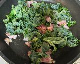 ケールとベーコンのパスタ作り方3写真