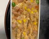 全てレンジ洋風オイきな粉風味炒飯弁当作り方13写真
