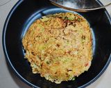 オートミールのふんわりお好み焼き作り方6写真