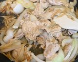 ごぼう香る新玉ねぎの豚生姜焼き作り方8写真