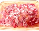 🍀豚コマ生姜焼き 夏バテ予防 糖質制限🍀作り方1写真