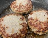 大葉たっぷりおろしハンバーグ作り方6写真