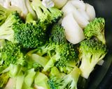 鶏肉＆ブロッコリーの出汁塩炒め作り方2写真