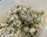 野沢菜と沢庵とわかめのおにぎり作り方1写真