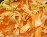 栄養満点◎鶏肉とキャベツのトマト味噌煮作り方4写真