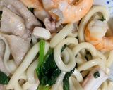 簡単　海鮮うどん作り方17写真