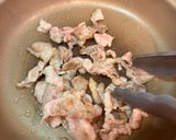 ピリ辛ネギ味噌つけだれスタミナ豚肉うどん作り方3写真