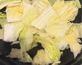 簡単・白菜としめじとカニ缶の中華あんかけ作り方1写真