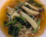 小松菜とエノキとしめじの煮物作り方6写真