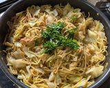 キャベツ大量消費！柚子胡椒香る和風焼そば作り方6写真