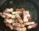 ほんだしで濃厚カルボうどん作り方6写真