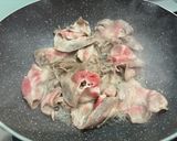 🍖豚肉と小松菜の甘辛肉ぶっかけうどん作り方1写真