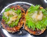 ハンバーグをサッパリ大葉おろしポン酢！作り方3写真
