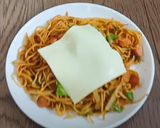 たまごふわとろチーズオムそば作り方4写真