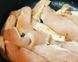 鶏肉の大根おろしソース炒め作り方1写真