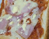 簡単★朝食！ベーコンのピザトースト作り方4写真