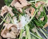 豚肉と水菜の炒め煮（すき焼き風味）作り方4写真