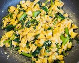 卵たっぷり小松菜の中華炒め作り方5写真