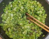 常備菜！かぶの葉しらす炒め作り方2写真