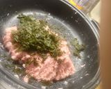 大葉入り合い挽き肉ハンバーグ作り方5写真