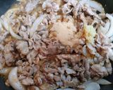 今夜の夕飯!簡単玉葱豚こま生姜焼き肉料理作り方5写真