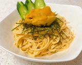 冷製♪和風ウニの豆腐クリーミーパスタ作り方4写真