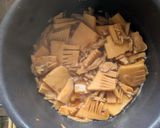 たけのこと油揚げ、きのこの煮物作り方3写真
