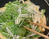 水菜と油揚げのお浸しとお吸い物👉一度に2品作り方1写真