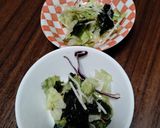さっぱりレタス青じそミニサラダ作り方4写真