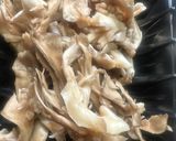 豆苗ときのこと玉子の　中華炒め作り方2写真